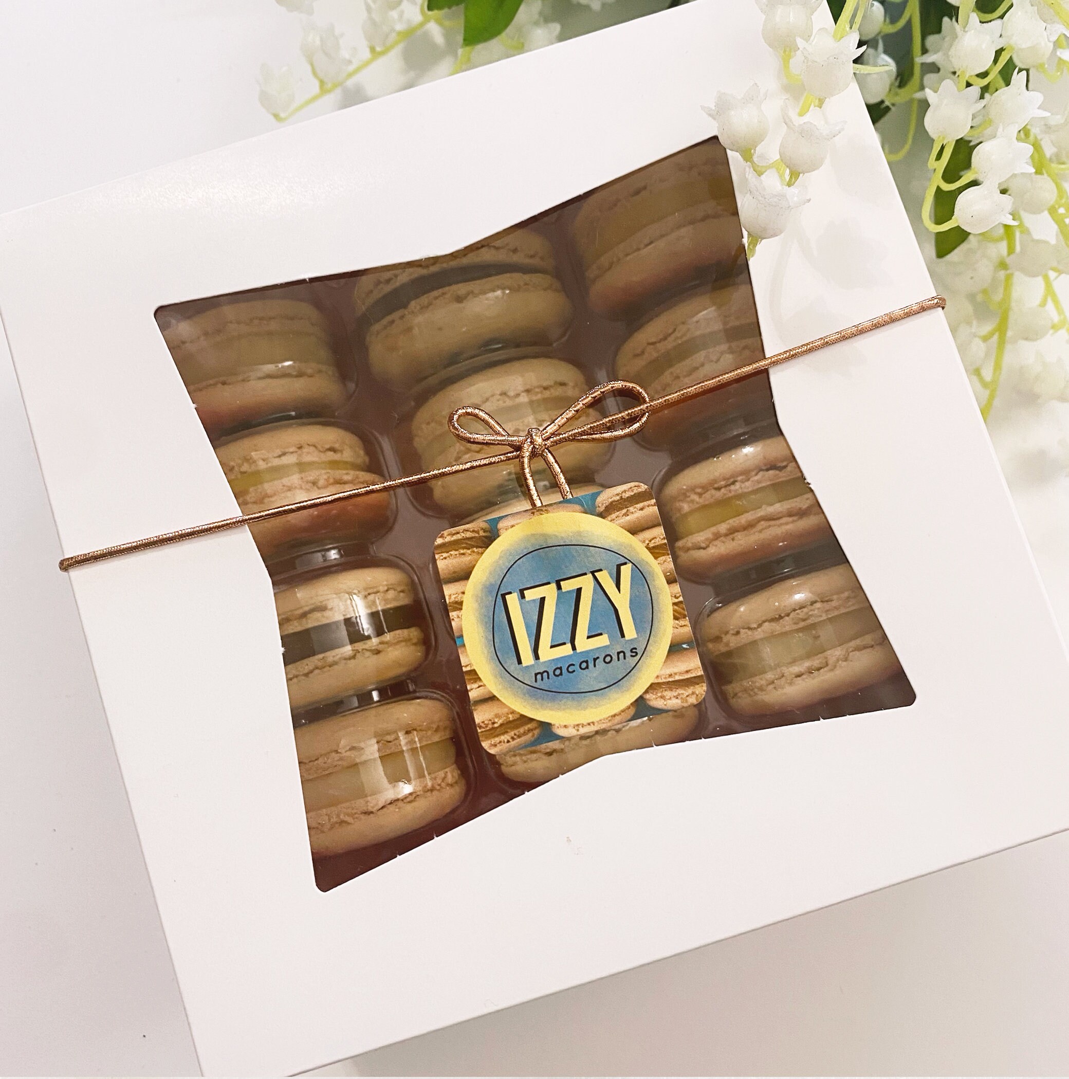 48 French Macaron Box - Assorted or Choose Flavors - ICE PACK