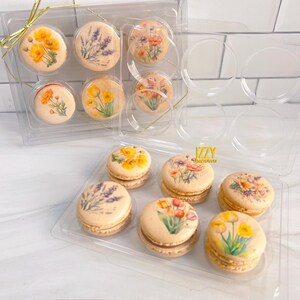 Spring Flowers French Macarons - 6 - Choose Your Flavors - Spring ...