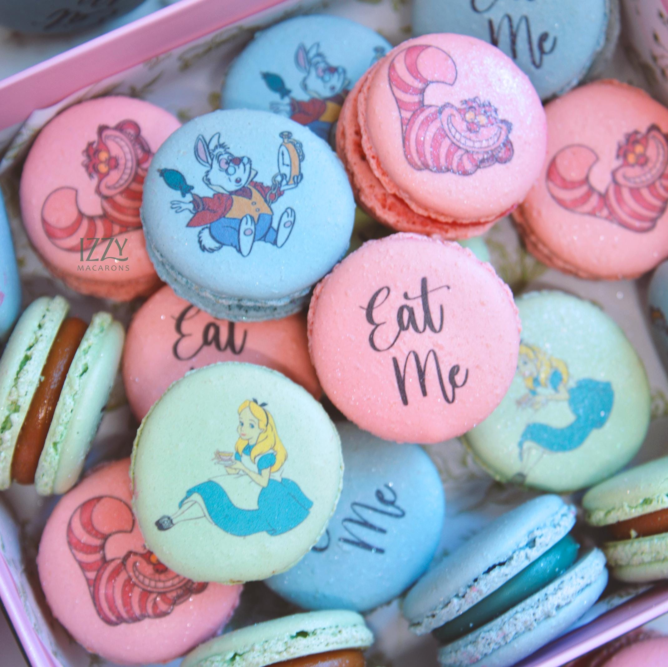 Wonderland Eat Me Macarons - French Macarons - Choose Color