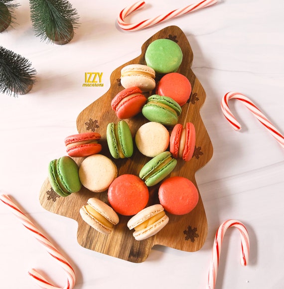 12 Chocolates and Macarons Wood Gift Box