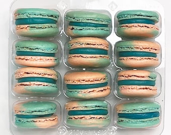Cotton Candy French Macarons - 6.12 or 24 - French Cotton Candy