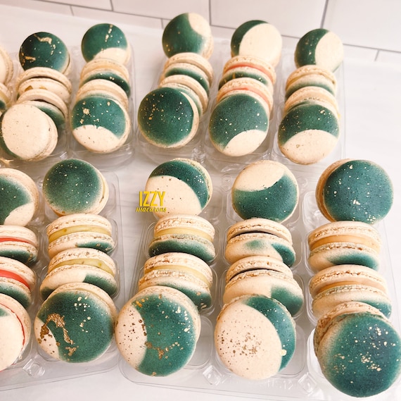 Moon Phases French Macarons - 6, 12 or 24 - Choose Flavors