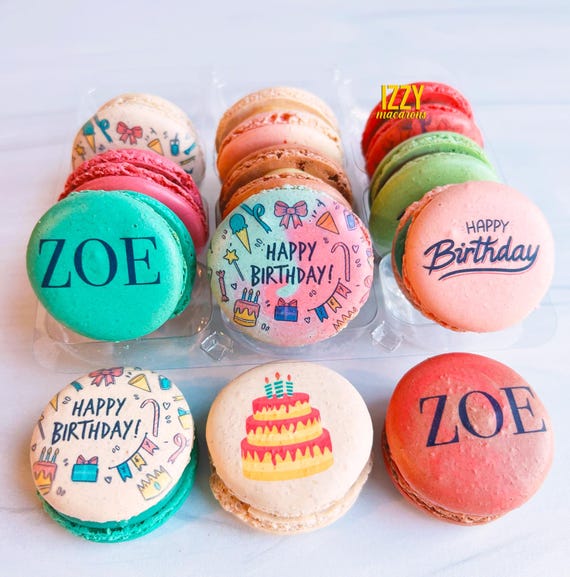 Macaron Geburtstags-Dekoset – Inkl. Banner, Wabenbälle & Girlande, Pastellfarben, Kein DIY Nötig
