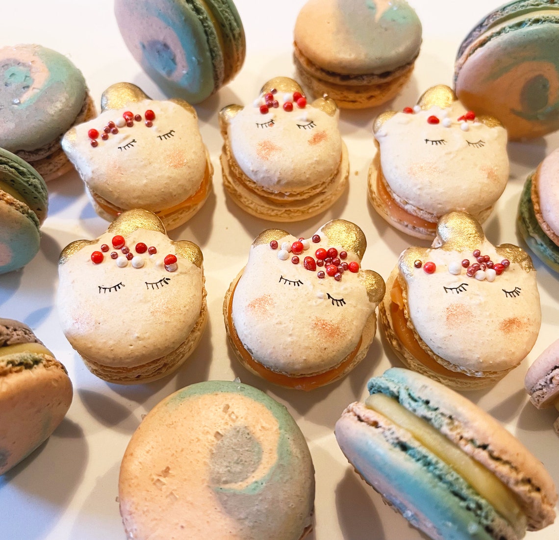 Create Your Character French Macarons 6 12 or 24 Choose - Etsy