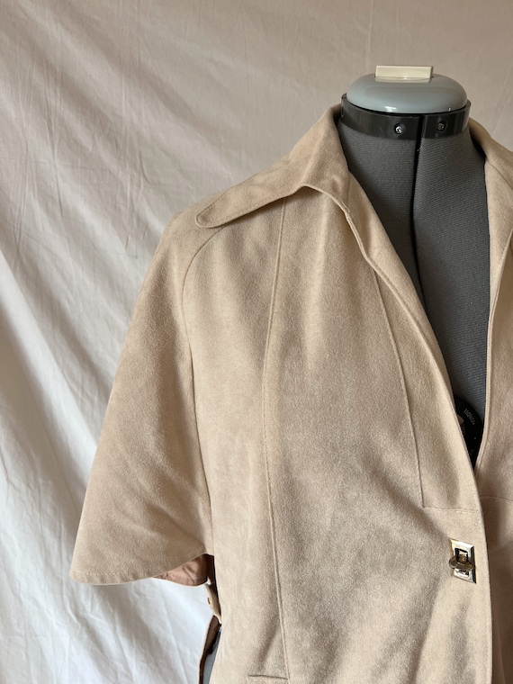 Brown Suede Capelet | Vintage 60's/70's | Mod MJ … - image 2