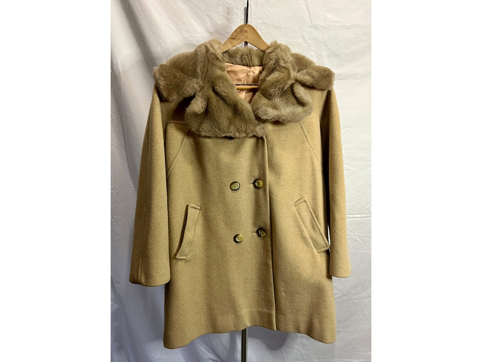 Fur Pea Coat - Etsy display picture 1