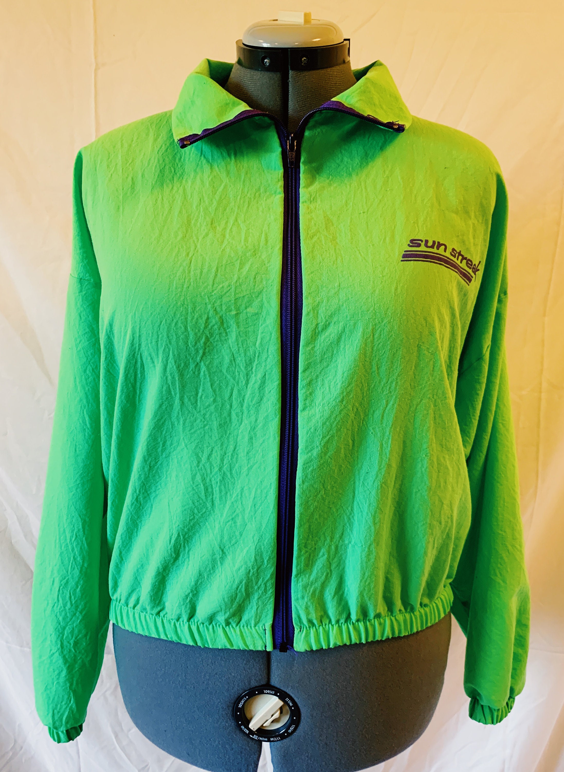 ジャケット・アウター 80s SURF Fetish All-over Pattern Jacket Very Rare Vintage Surf Fetish 100% Nylon 80s Mens