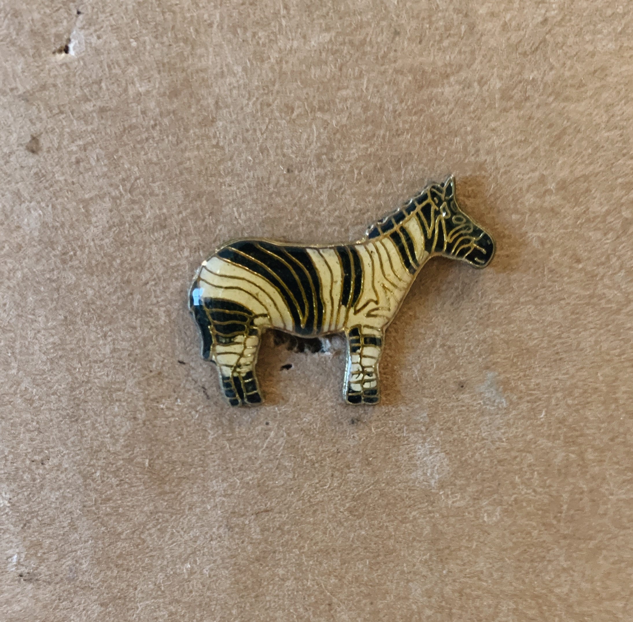 Vintage Zebra Pin, image size:2189x2150
