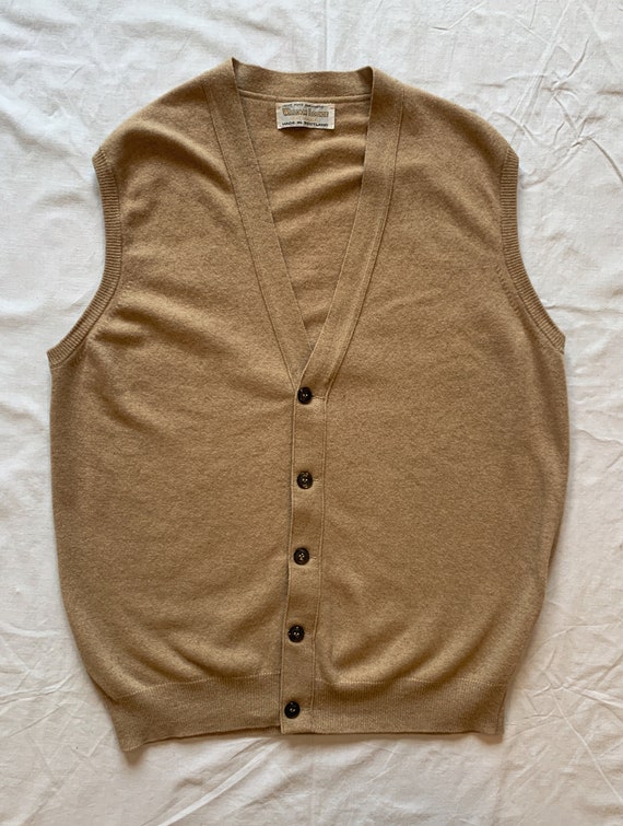 Vintage 100% Cashmere William Lockie Sweater Vest