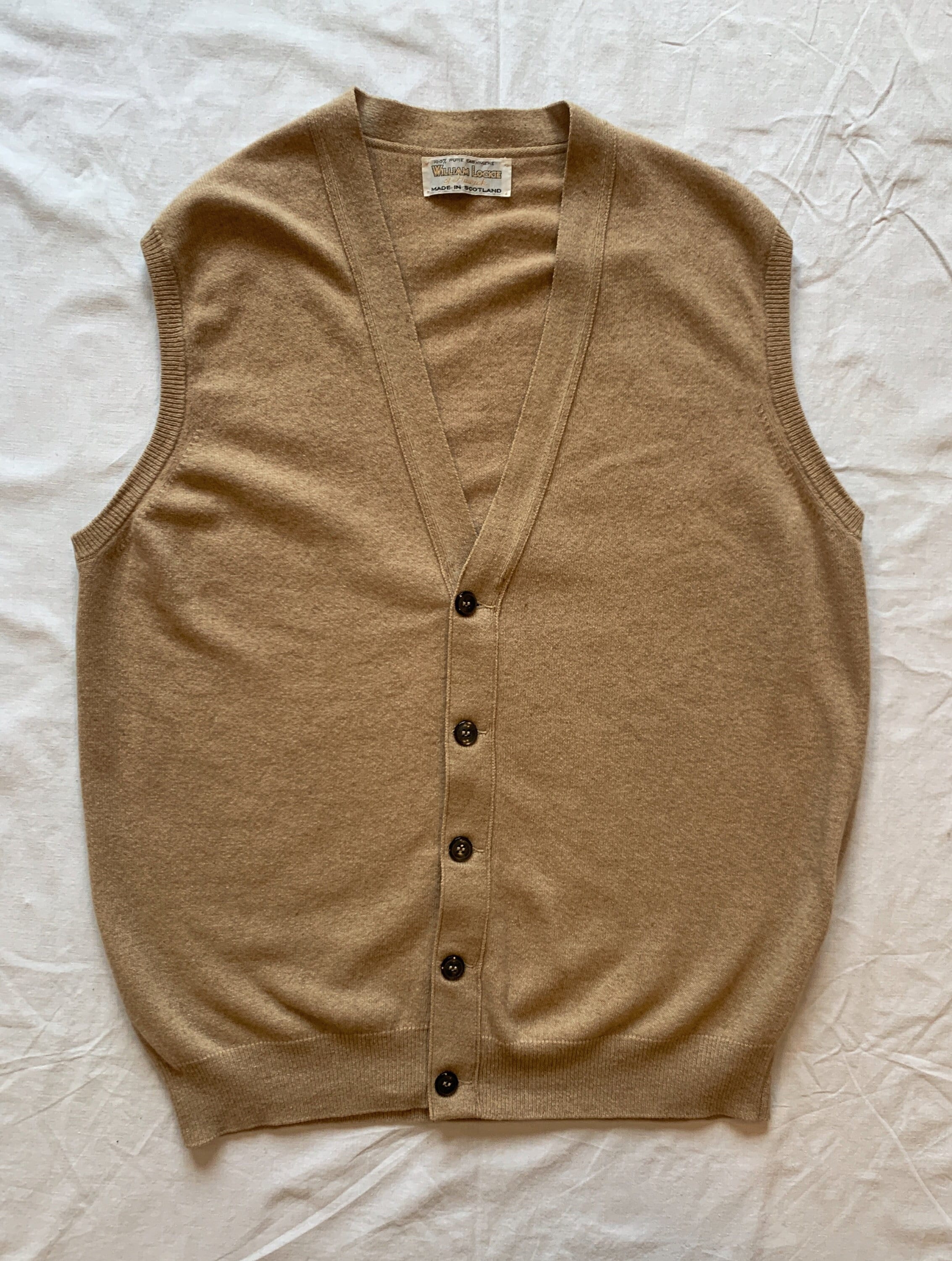 Vintage 100% Cashmere William Lockie Sweater Vest - Etsy
