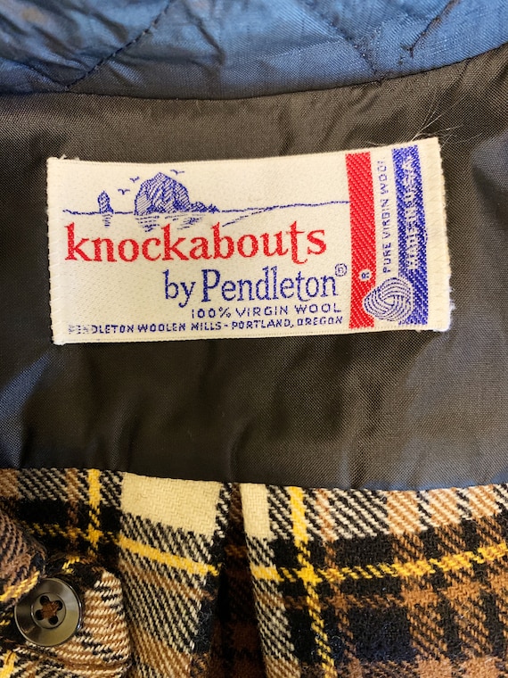 Vintage Pendleton Knockabouts Wool Flannel - image 5