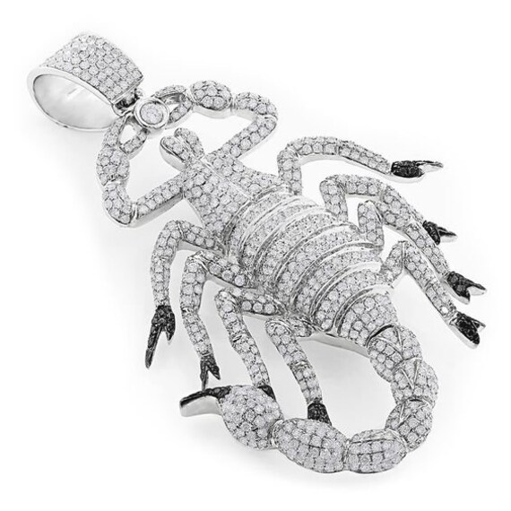 Iced out scorpion pendant deals