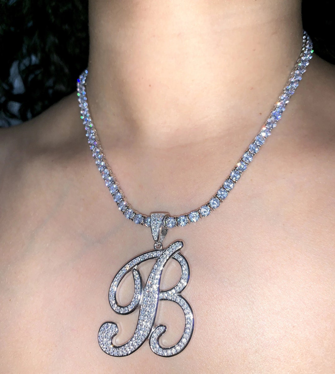 The Beautiful Icy Girl 2.0 Necklace Sterling Silver 925 With Round