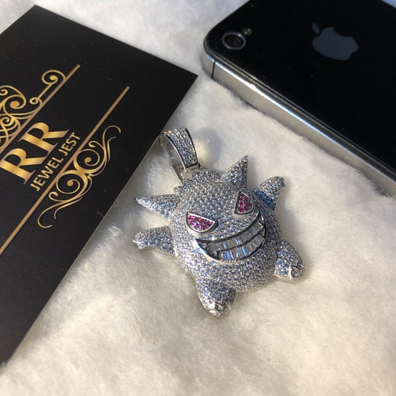 Iced Out Gengar Pendant