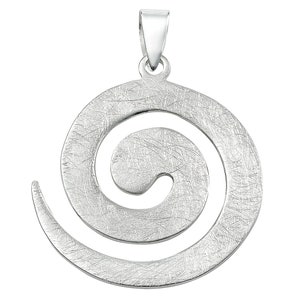 Spiral  pendant sterling silver 925