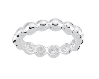 ball ring shiny modern Sterling silver 925