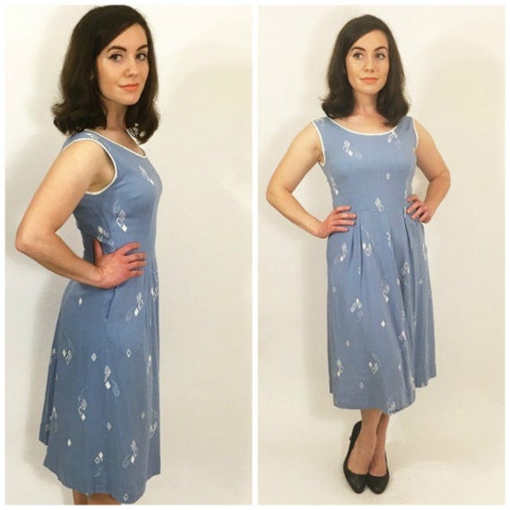 1950s Nautical Pin-Up Vintage Sundress