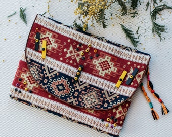 Moroccan Clutch | Ethnic Bag, Everyday Bag, Clutch Bag, Jute Bag, Boho Chic, Moroccan Bag, Bag for Women, Christmas Gift, Bohemian Clutch