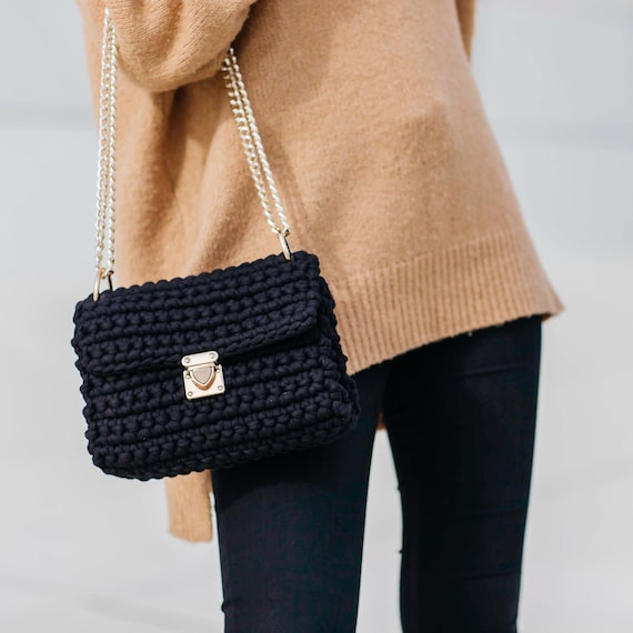 Handmade Clutch Bag | Crochet Handbag, Bohemian Bag, Casual Handbag, Boho Bag, Cross Body Bag, Everyday Bag, Boho Chic, Classic Bag, Clutch