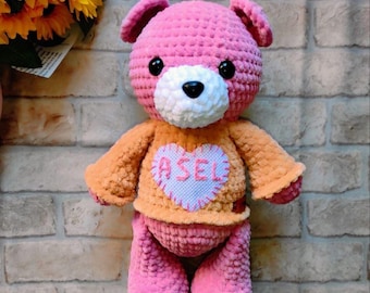 Króliczek szydełkowy, zabawka, królik amigurumi, śpiący maluch, zabawka