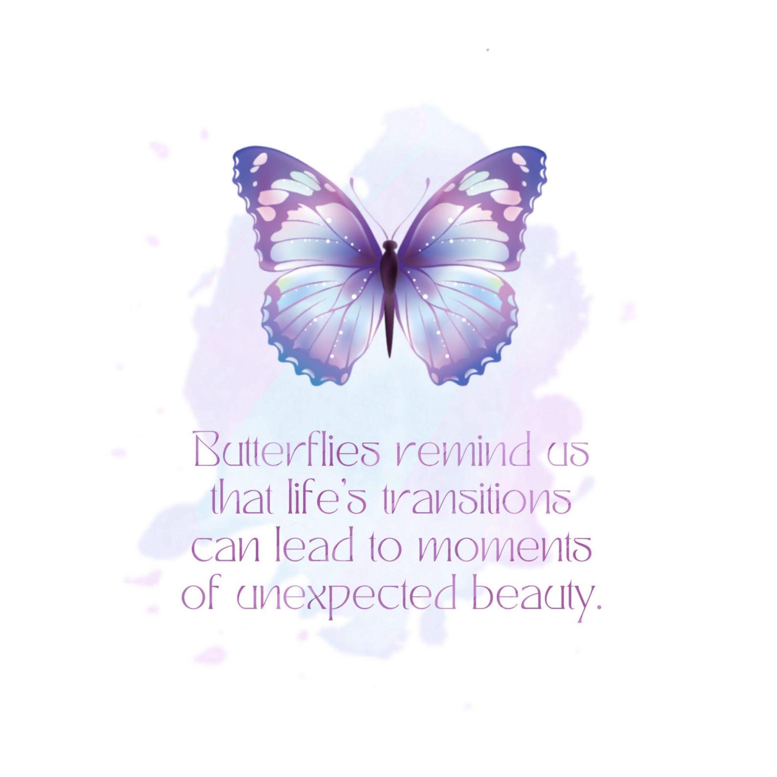 Butterfly Positivity Quote Print: Inspirational Wall Art (digital ...