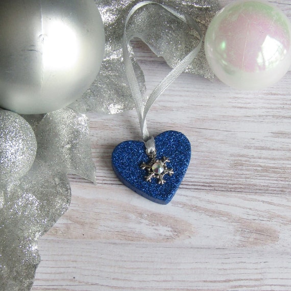  Silver Snowflake Glitter Christmas Decoration