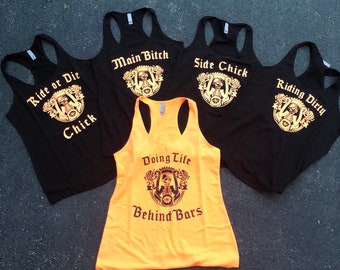 Harley Davidson Wedding Party Tanks