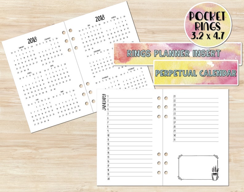 Printable Pocket Rings Include - Printable Perpetual Calendar - Printable Planner Incorporate - Perpetual Calendar Include - Pocket Rings Incorporate graphic relating to Printable Pocket Calendar called Printable Pocket Rings Incorporate - Printable Perpetual Calendar - Printable Planner Incorporate - Perpetual Calendar Incorporate - Pocket Rings Increase