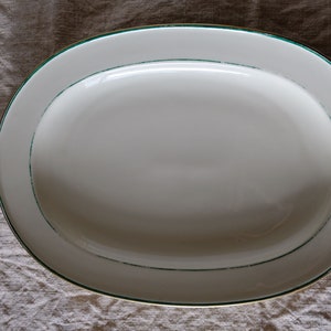 Large Buchecker Co Excelsior dish from the hotel service “Grand Hotel Nationale” Lucerne Switzerland from the Lucerne manufacture 1936 -1963