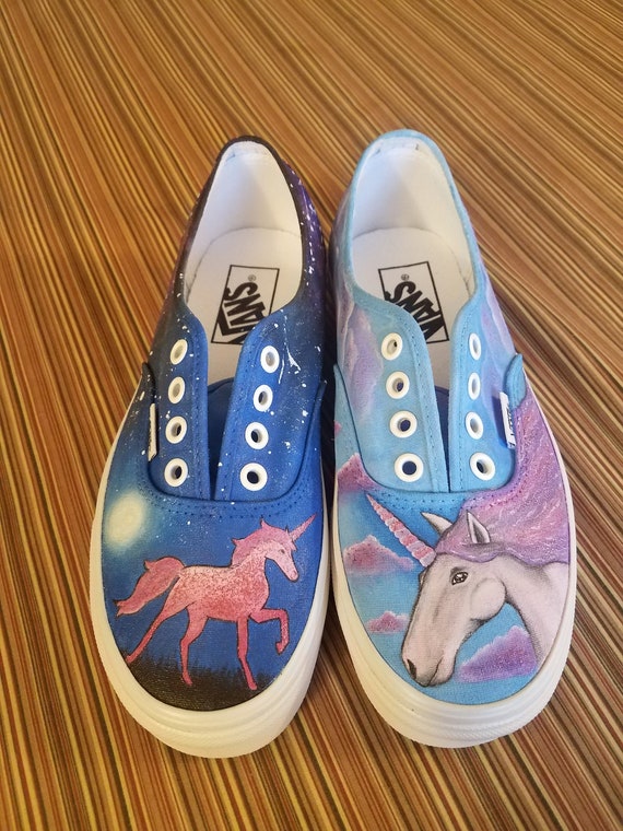 Painted Unicorn Vans