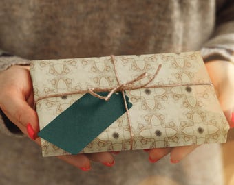 Papel de regalo del Fantasma de Hokusai, grabado gótico japonés en madera, archivo del museo.