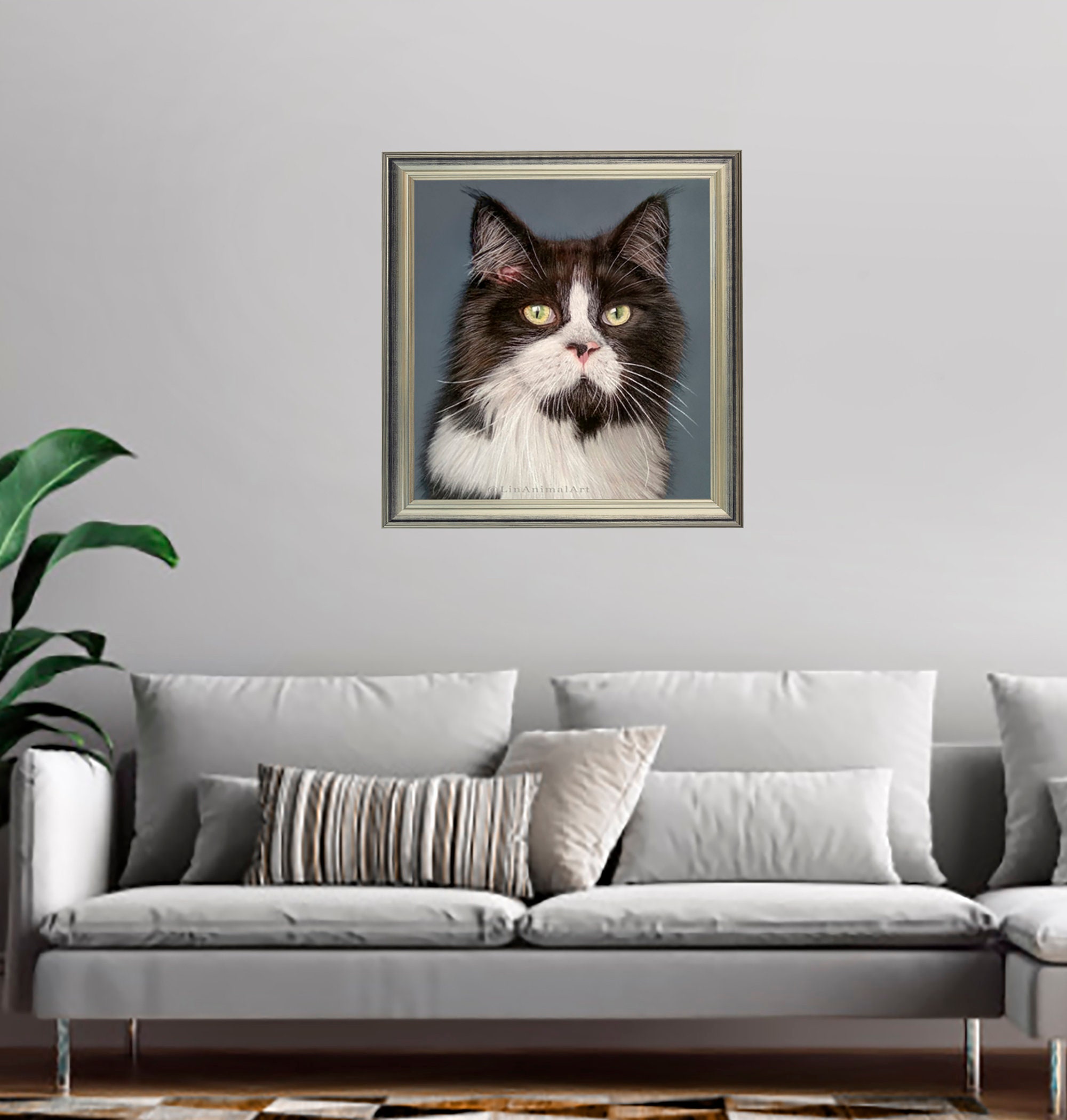 Custom Pet Portrait From Photo Pet Memorial Gift - Etsy