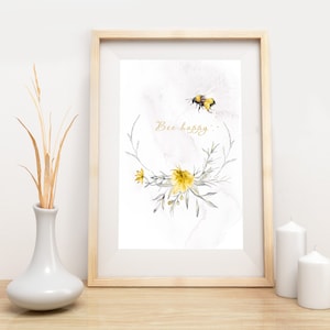 Bumblebee Wall Art - DOWNLOAD - Bumblebee - Digital Print - Wildlife art