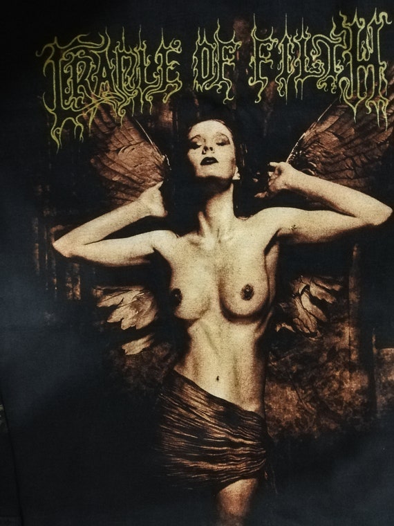 Vintage Cradle of Filth 90s long Sleeve / Vampire… - image 3