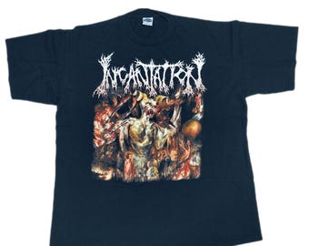 Vintage Incantation 90s T-shirt / Death / Entombed / Immolation
