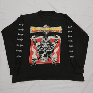 Lanciatore di fulmini vintage anni &#39;90 a maniche lunghe / Morte