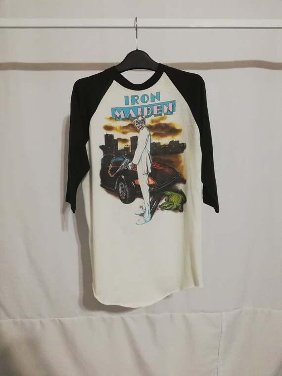 Vintage Iron Maiden Vice is Nice 80s Jersey T-shir