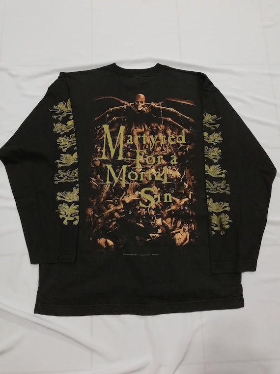 Vintage Cradle of Filth 90s long Sleeve / Vampire… - image 2