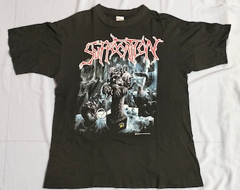 Vintage Suffocation 90s T-Shirt / Napalm Death / Death / Entombed / Dismember