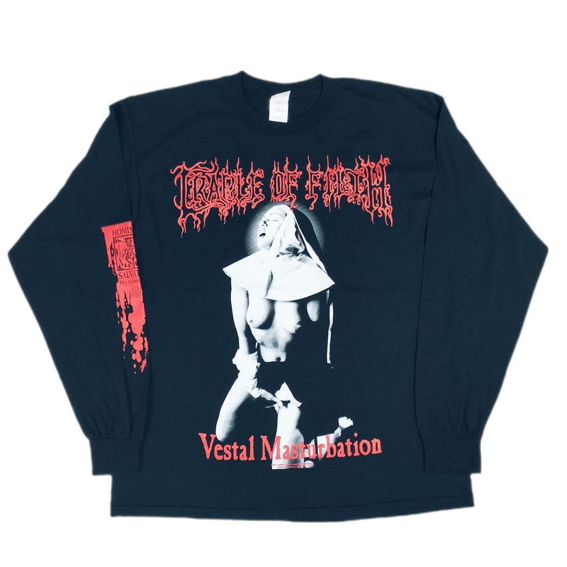 Cradle of Filth Unpopular Black Metal T Shirt - Etsy Canada