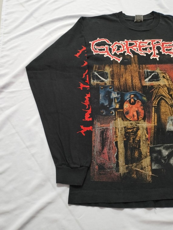 Vintage Gorefest 90s Long sleeve / Death / Napalm… - image 4