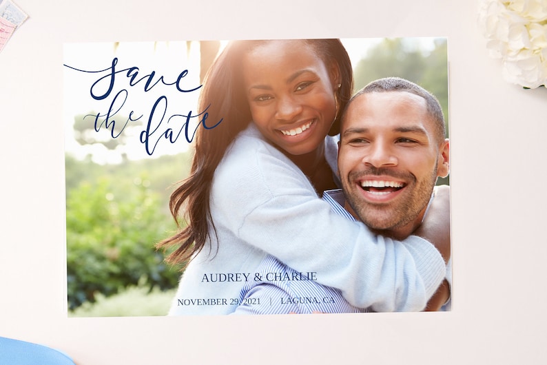 Save The Date Template PRINTABLE Personalized Save the Date Cards Save the Date Card Digital Download Save the Date Postcard