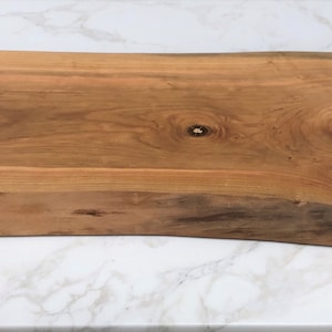 18&quot; Cherry Charcuterie Board, Live Edge Charcuterie Board, Rustic Cheese Board, Live Edge Board, 5th Anniversary Gift, Unique Wedding Gift