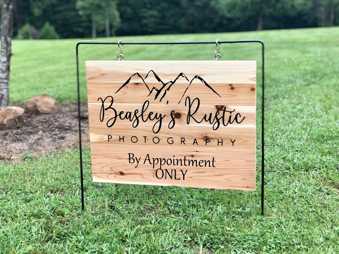 LARGE Custom Wood Sign Outdoor Garden Decor Personalized Yard Etsy