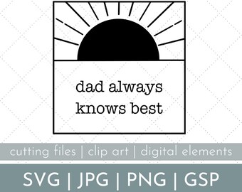 Download Dad Knows Best Svg Etsy