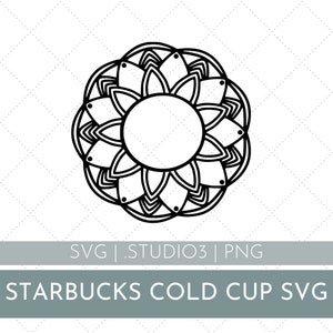 Download Mandala Starbucks Cup Svg Starbucks Cup Svg Mandala Etsy PSD Mockup Templates