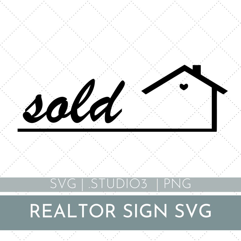 Sold Sign for Realtor SVG Sold Sign Svg Sold Sign Clip Art - Etsy