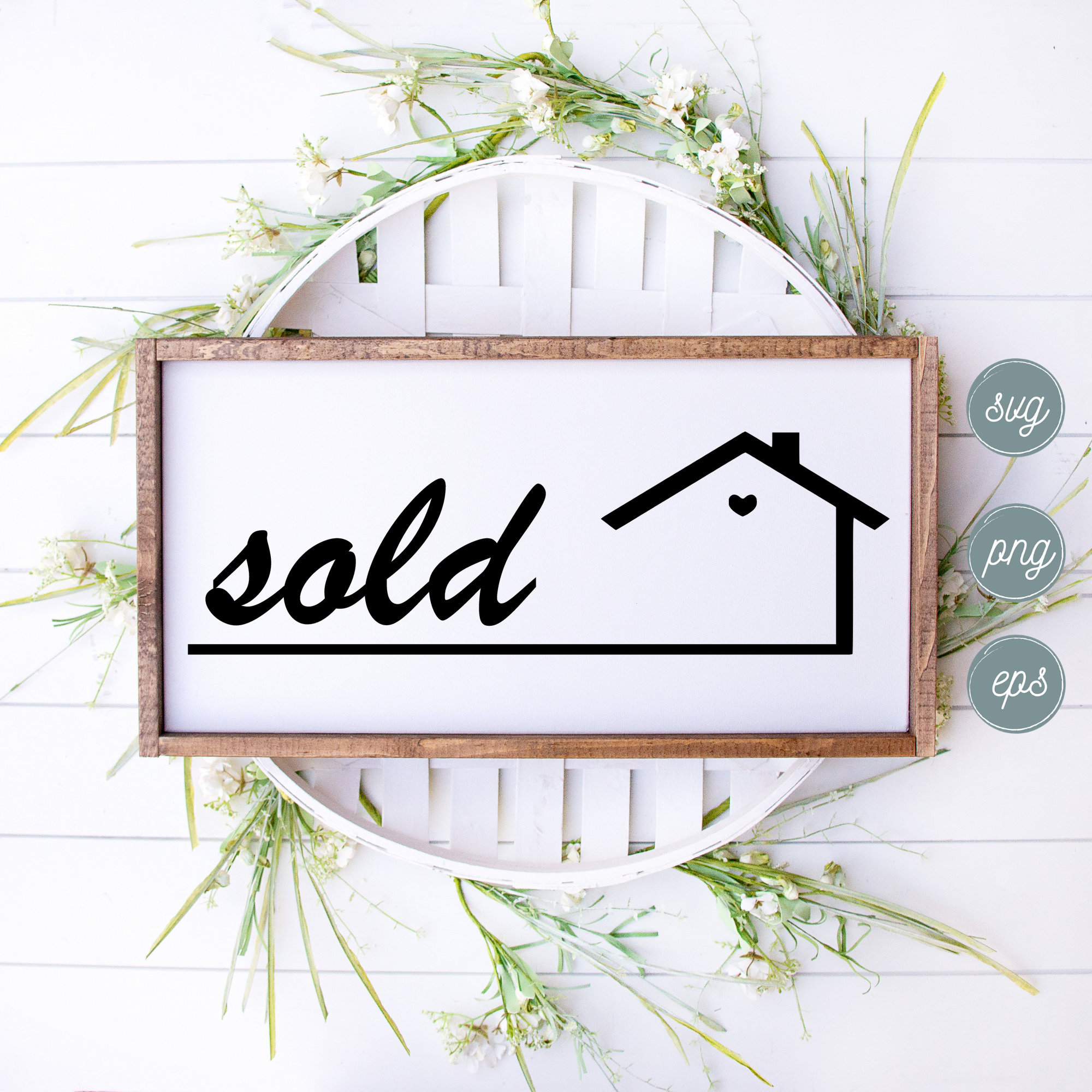 Sold Sign for Realtor SVG sold sign svg sold sign clip art | Etsy