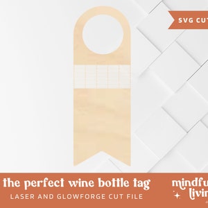 Wijnfles SVG, wijnfles tag SVG, wijnfles tag gesneden bestand, lasergesneden bestand fles tag, drankfles tag, nieuw huis cadeau SVG, nieuw huis knippen