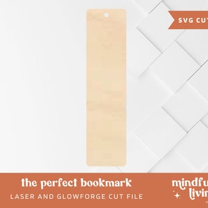 Bookmark Laser File, Laser Bookmark File, Bookmark Glowforge File, Custom Glowforge File, Bookmark SVG Laser, Bookmark Custom SVG